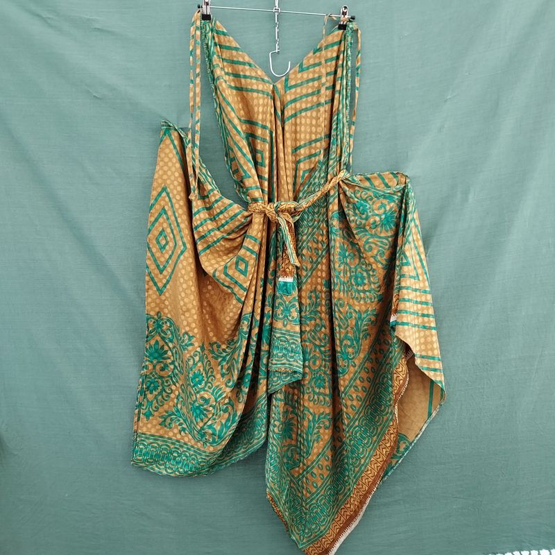SG - Recycled Sari Playsuit - Fits all Goddesses