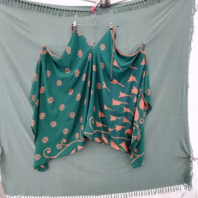 SG - Recycled Sari Playsuit - Fits all Goddesses SG - Recycled Sari Playsuit - Fits all Goddesses