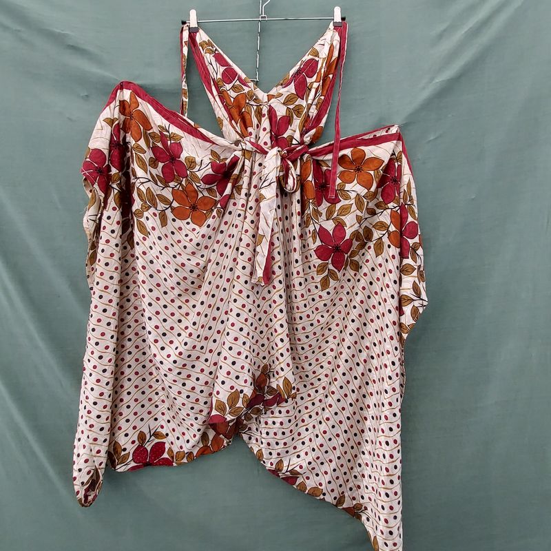 SG - Recycled Sari Playsuit - Reduced