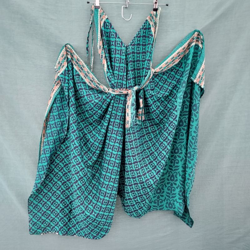 SG - Recycled Sari Playsuit - Fits all Goddesses