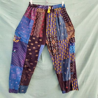 SG - Lightweight Patchwork Trousers - Dark Blue Mix