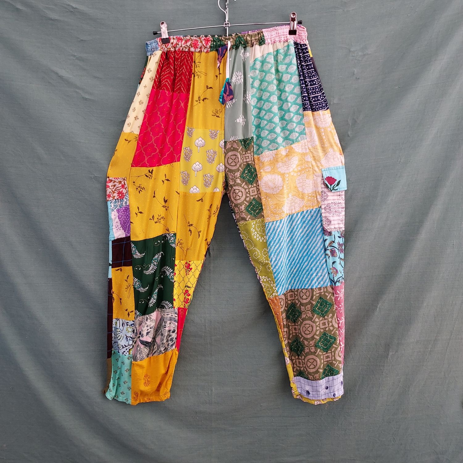 SG - Lightweight Patchwork Trousers - Yellow Mix