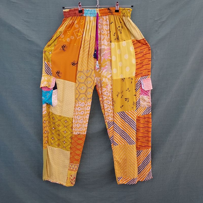 SG - Lightweight Patchwork Trousers - Yellow Mix