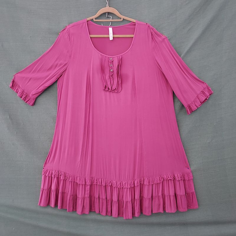 SG - Dusty Pink Blouse/Dress -  50" Bust