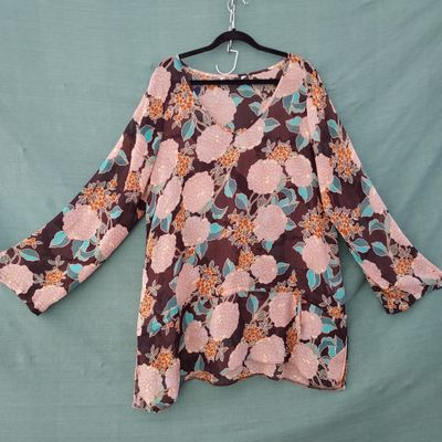 Autumnal Colours, Thin Cover Blouse - 46 Autumnal Colours, Thin Cover Blouse - 46" Bust