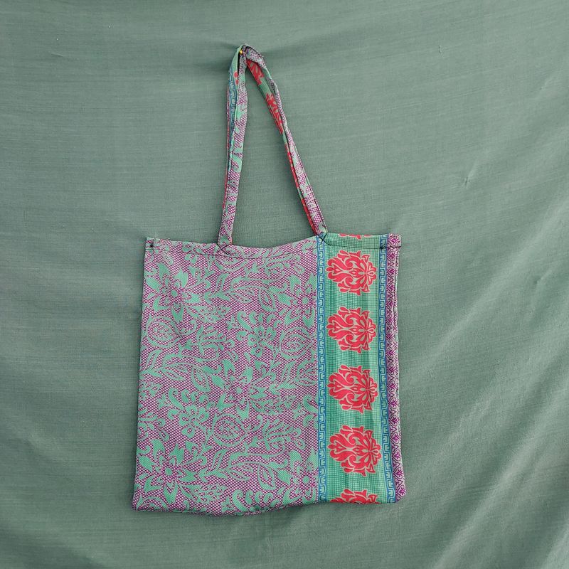 Recycled Sari Tote Bag