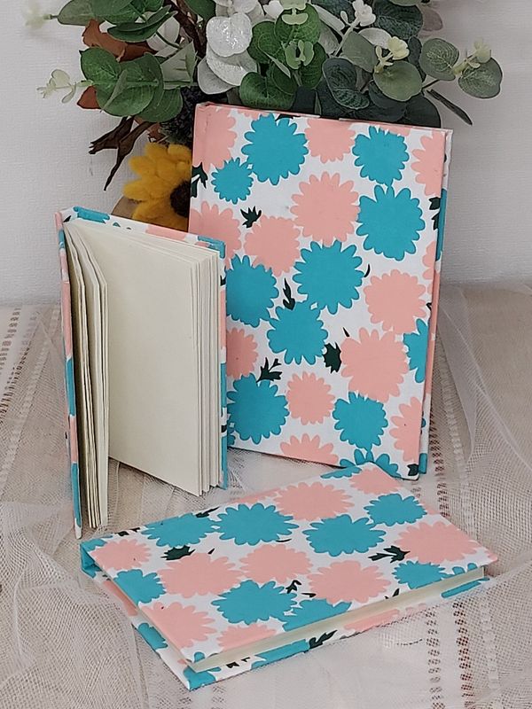 Handmade Recycled Notepad & Sketchbook Set – Pack of 3 Splats