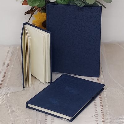 Handmade Recycled Notepad & Sketchbook Set – Pack of 3 Blue