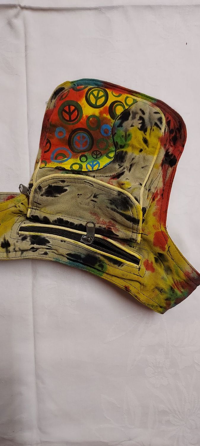 Peace Tye Die Money Belt Bum/Hip  Bag