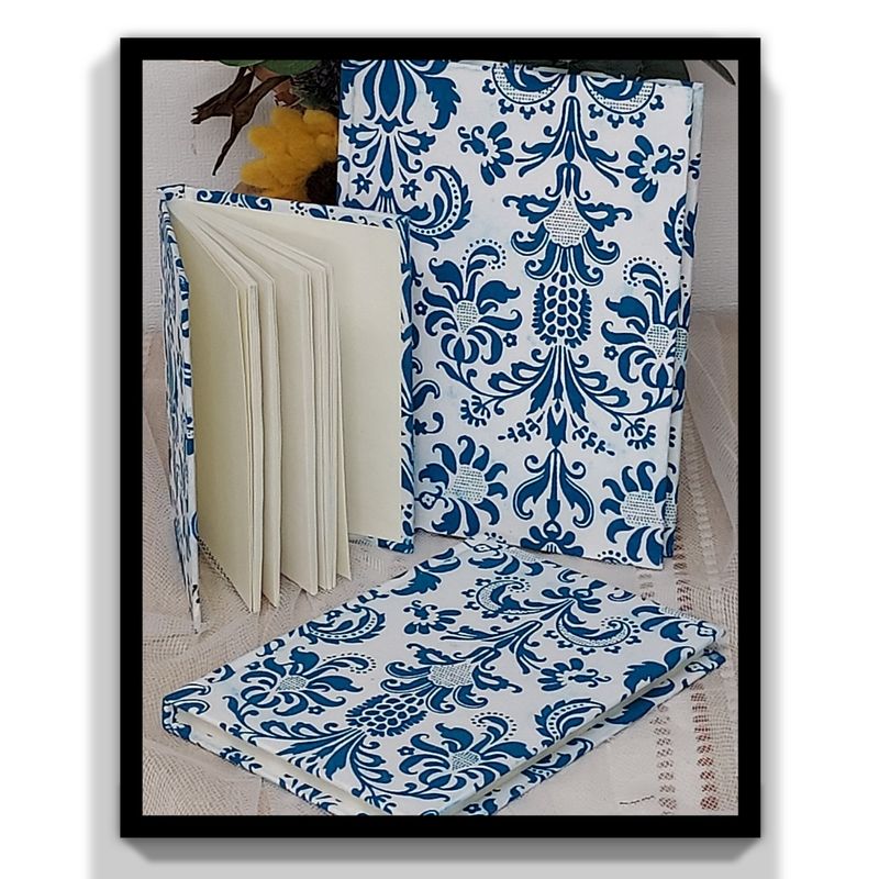 Handmade Recycled Notepad & Sketchbook Set – Pack of 3 Filligree