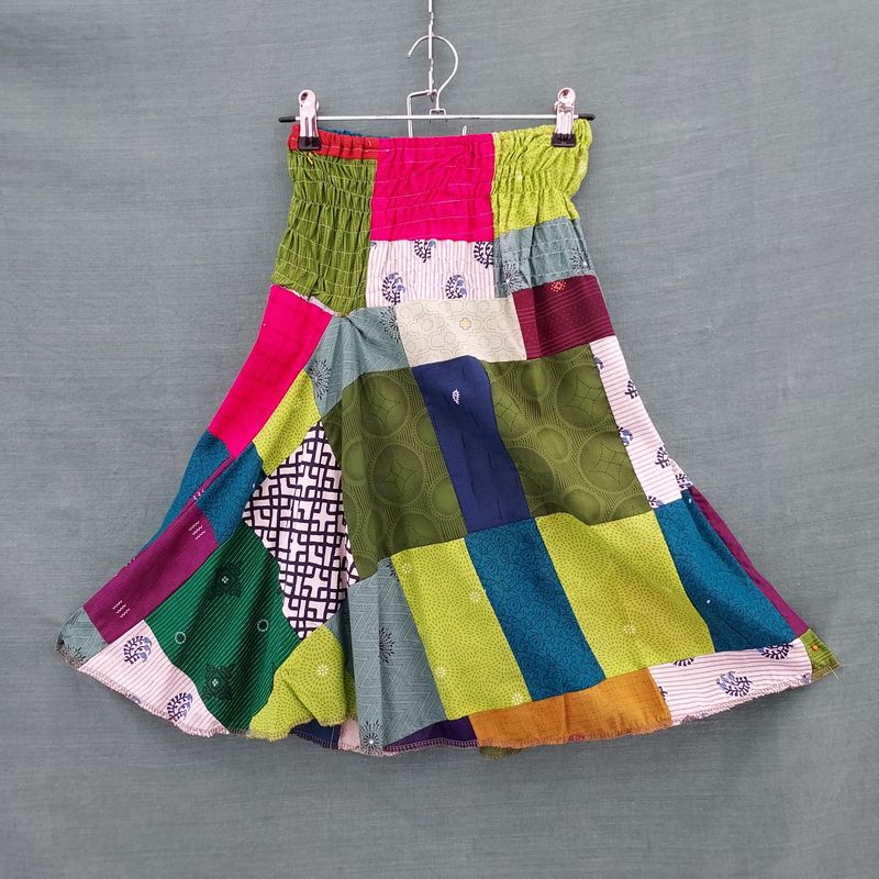 Hippieshed Original - Kids Patchwork Cotton Dress/Skirt Hippieshed Original - Kids Patchwork Cotton Dress/Skirt