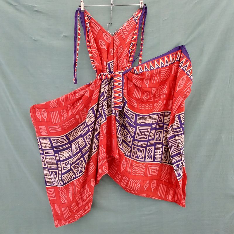 Recycled Sari Playsuit - Fits all Goddesses Recycled Sari Playsuit - Fits all Goddesses