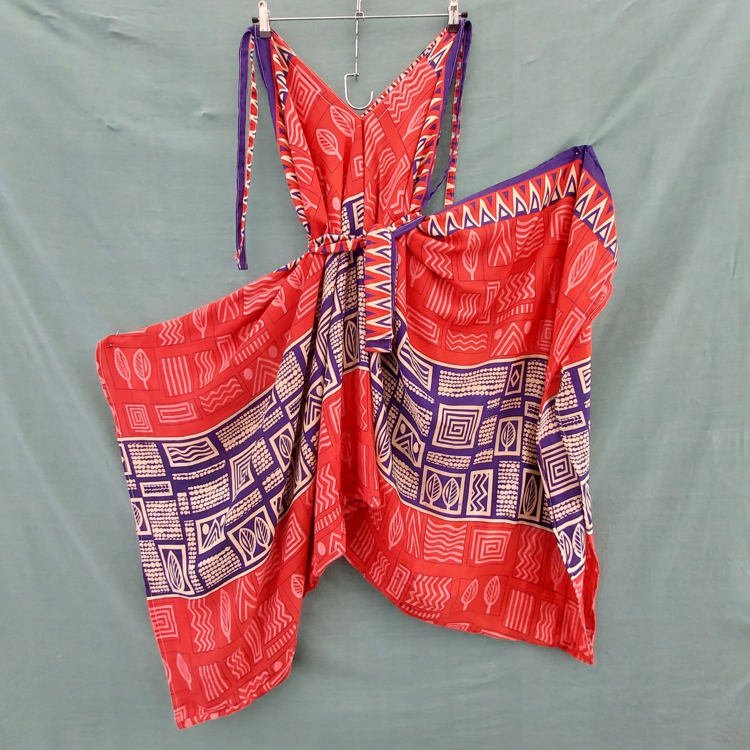 Recycled Sari Playsuit - Fits all Goddesses Recycled Sari Playsuit - Fits all Goddesses
