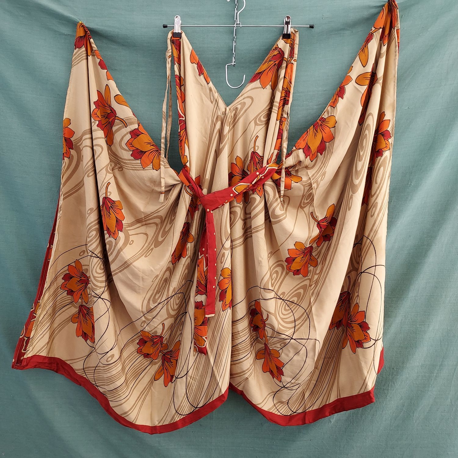 Recycled Sari Playsuit - Fits all Goddesses Recycled Sari Playsuit - Fits all Goddesses