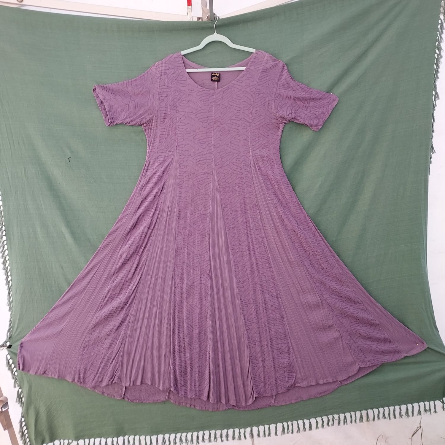 Dusty Lilac Panel Dress - 44 Dusty Lilac Panel Dress - 44" Bust