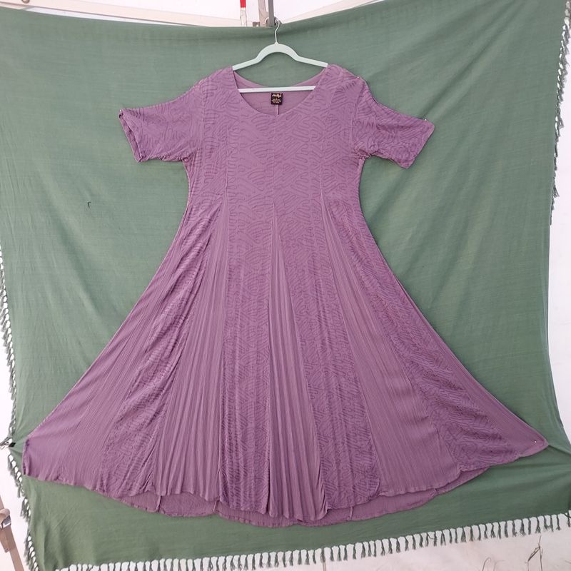 Dusty Lilac Panel Dress - 44" Bust