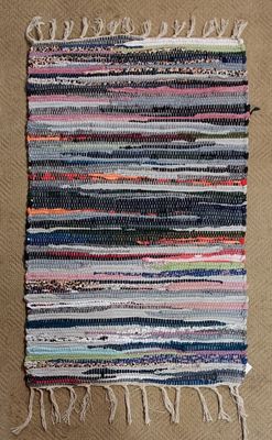 Fabulously Colourful Recycled Fabric Rag Rug Perfect to add colour to any room in your life :) 50cm x 80cm Fabulously Colourful Recycled Fabric Rag Rug Perfect to add colour to any room in your life :) 50cm x 80cm