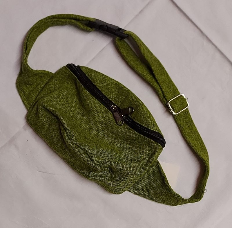 Olive Green Traditional Bum Bag