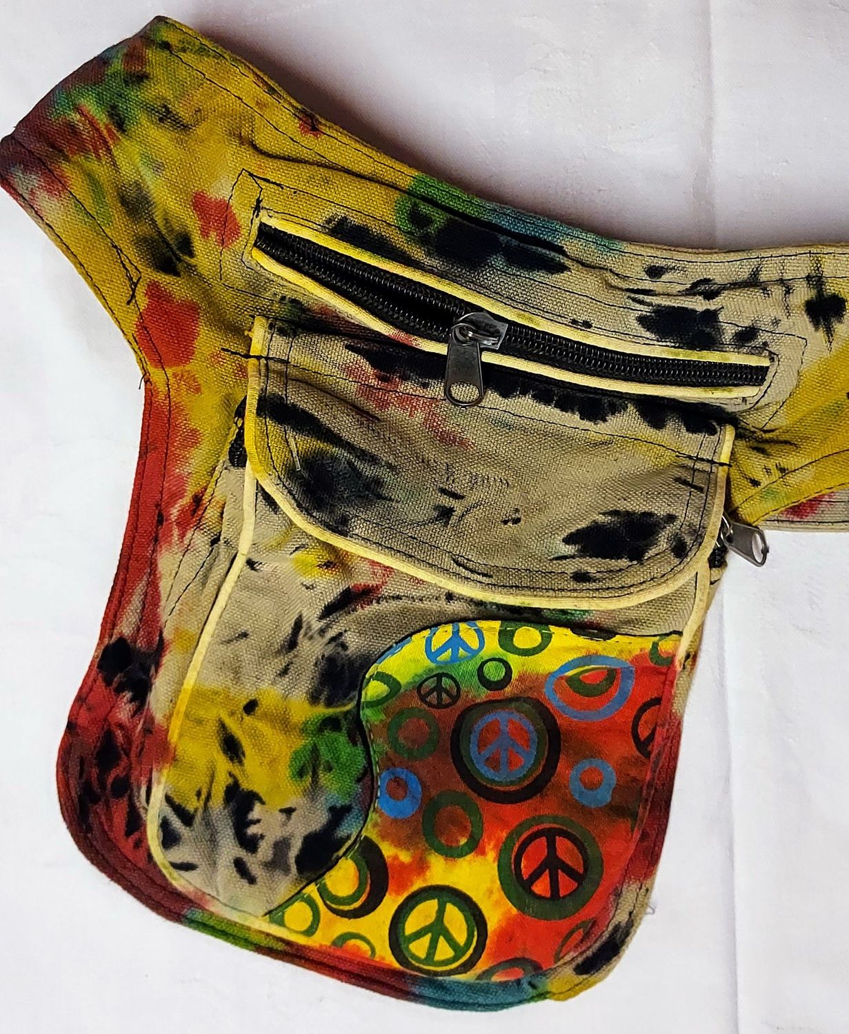 Peace Tye Die Money Belt Bum/Hip Bag Peace Tye Die Money Belt Bum/Hip Bag