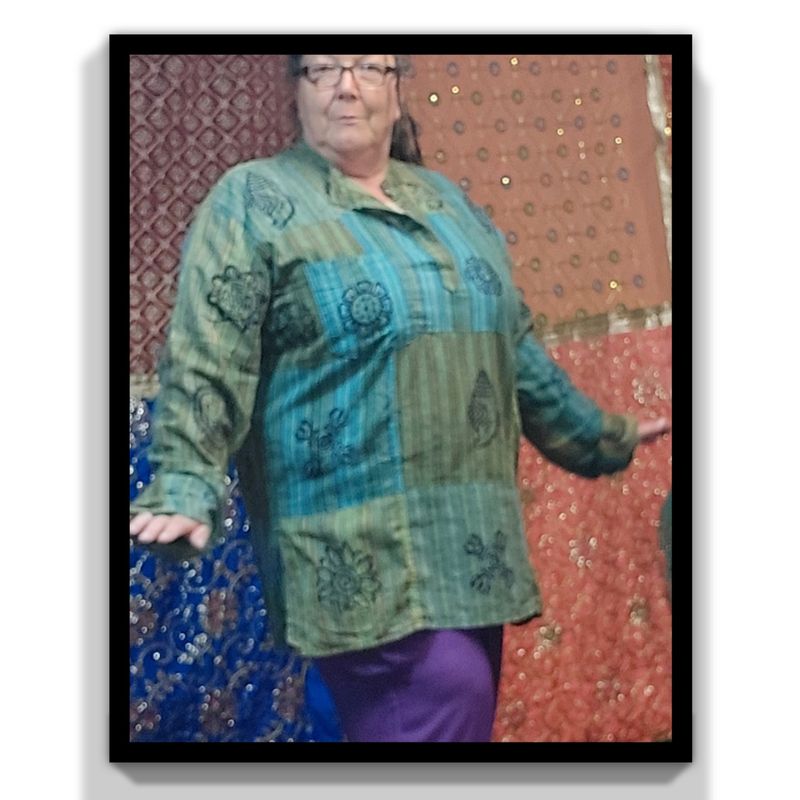 ​4XL Medium Weight, Long Sleeve, Grandad Shirt-Green ​4XL Medium Weight, Long Sleeve, Grandad Shirt-Green
