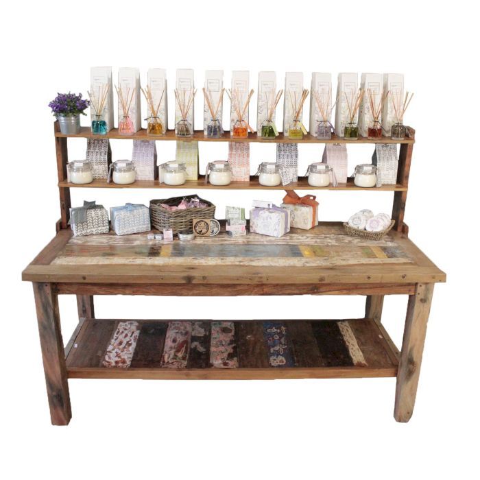 A&C 1.8m Standard Table with top shelf A&C 1.8m Standard Table with top shelf