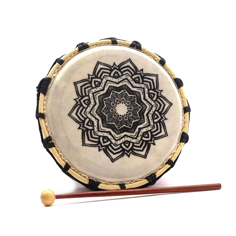 Mandala Shamanic Drum - 20cm (No Sticks) Mandala Shamanic Drum - 20cm (No Sticks)