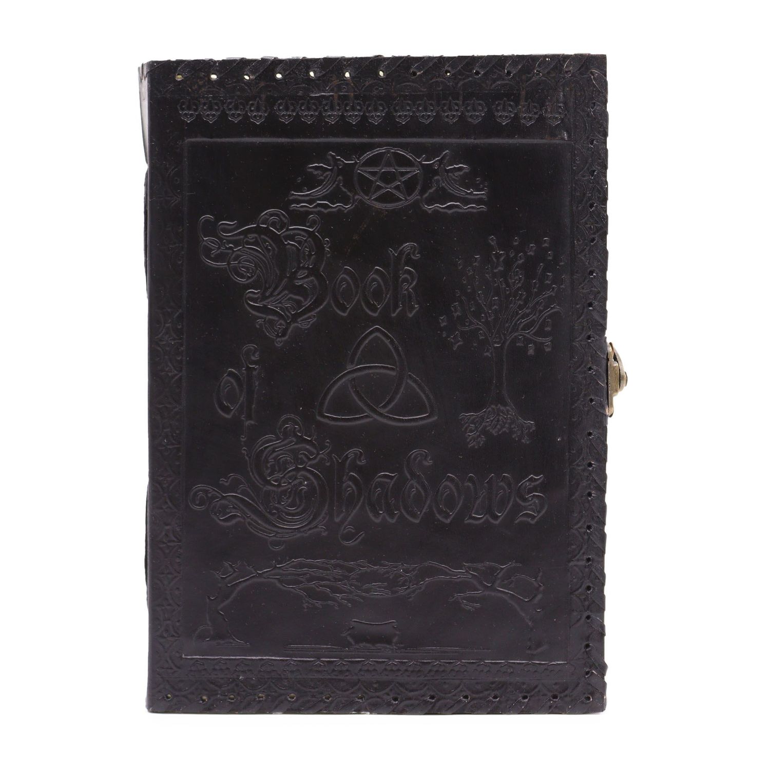 Large Book of Shadows - Black - 200 pages decle-edged - 25x18x3cm Large Book of Shadows - Black - 200 pages decle-edged - 25x18x3cm