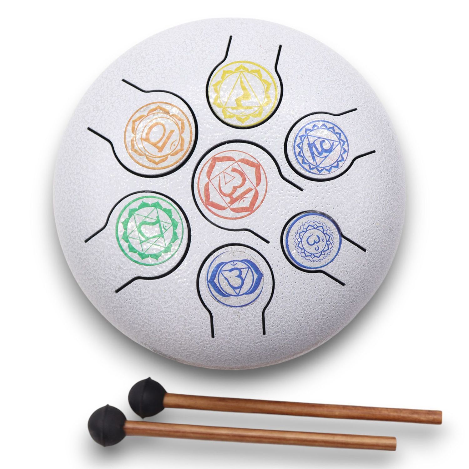Med Hapi Drum 7 Chakra - 17x13cm Med Hapi Drum 7 Chakra - 17x13cm