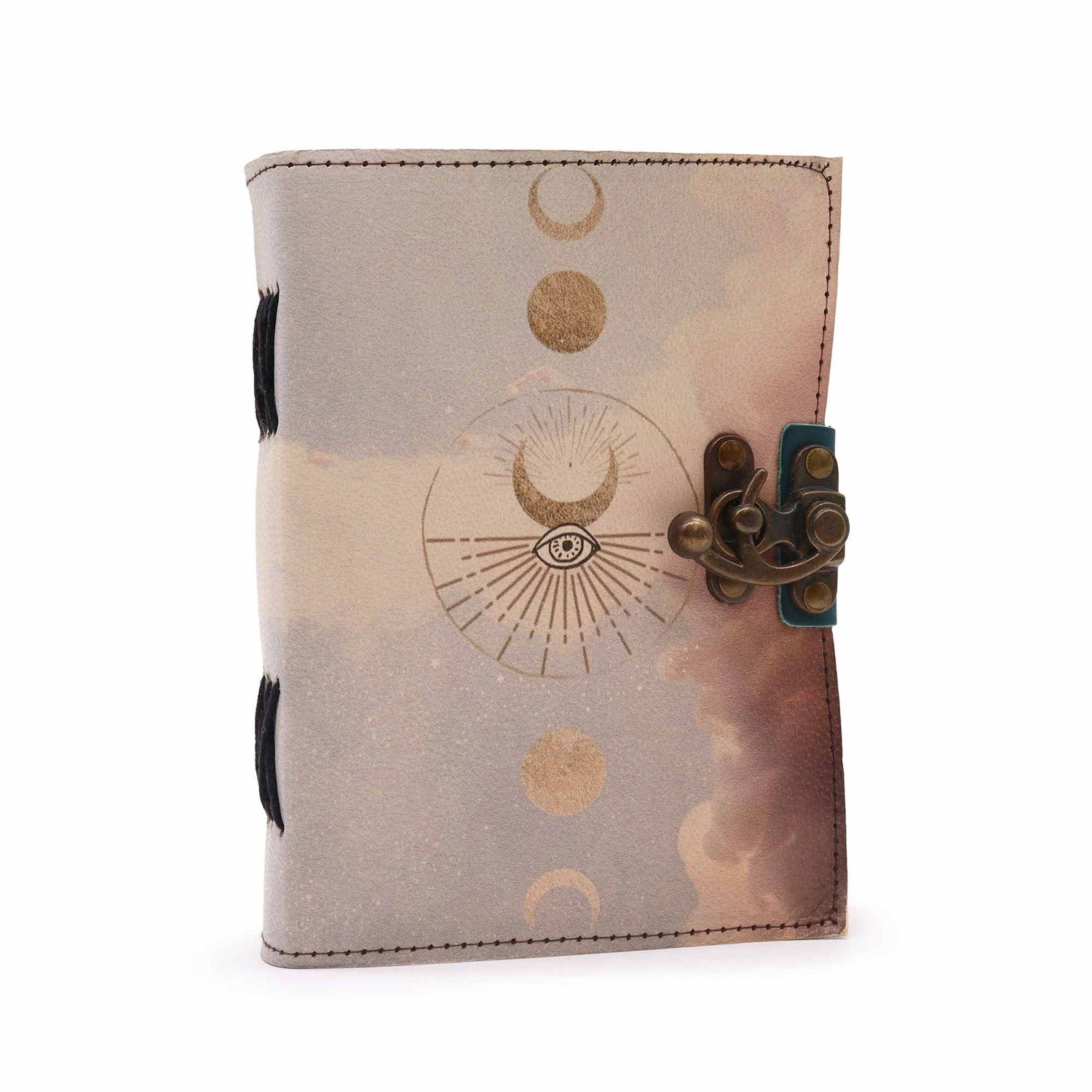 Leather Leather "Moon Phases" Deckle-edge Notebook