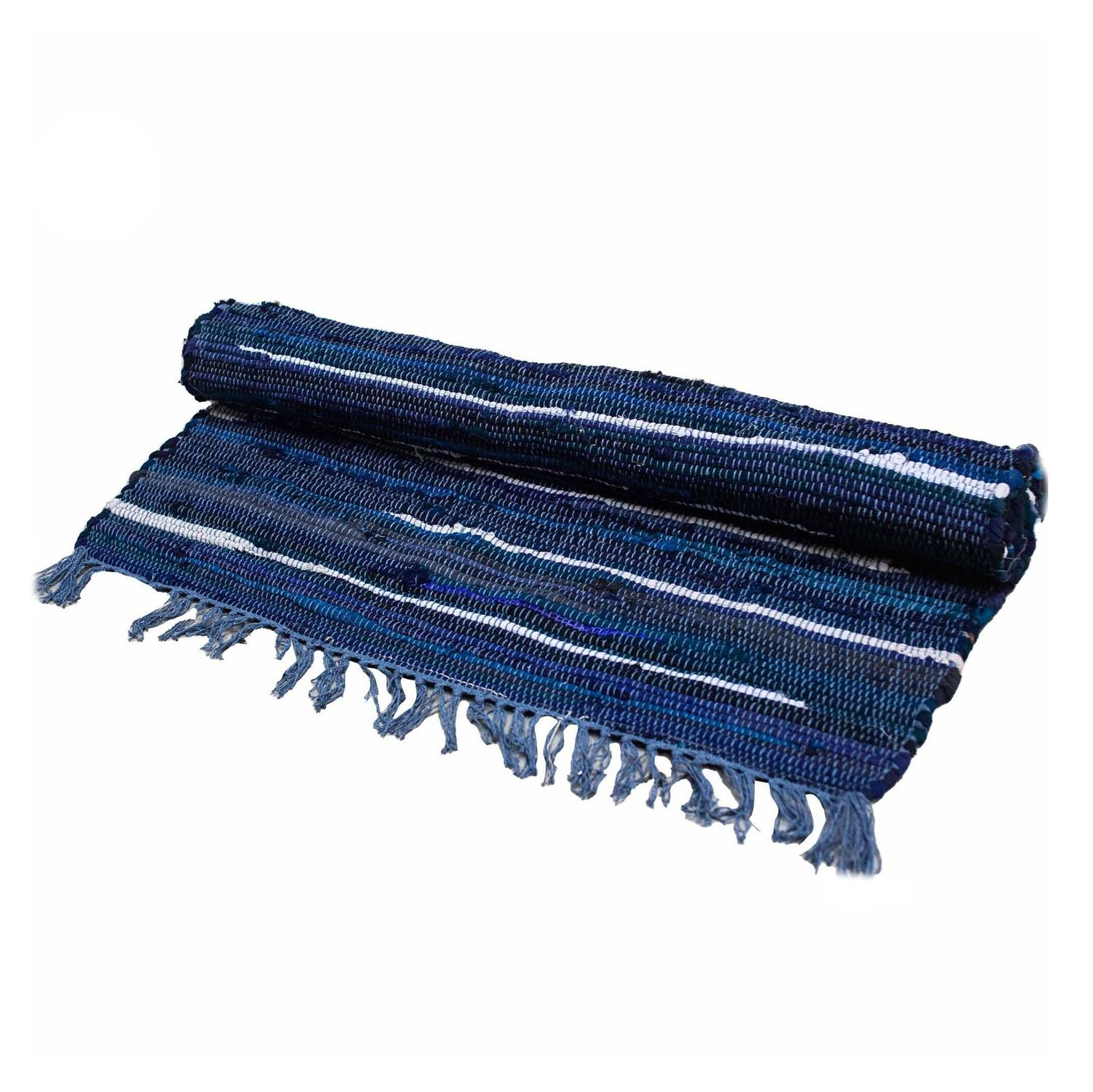 Large Rag Rug - 150x90cm - premium quality - Charcoal Greys Large Rag Rug - 150x90cm - premium quality - Charcoal Greys