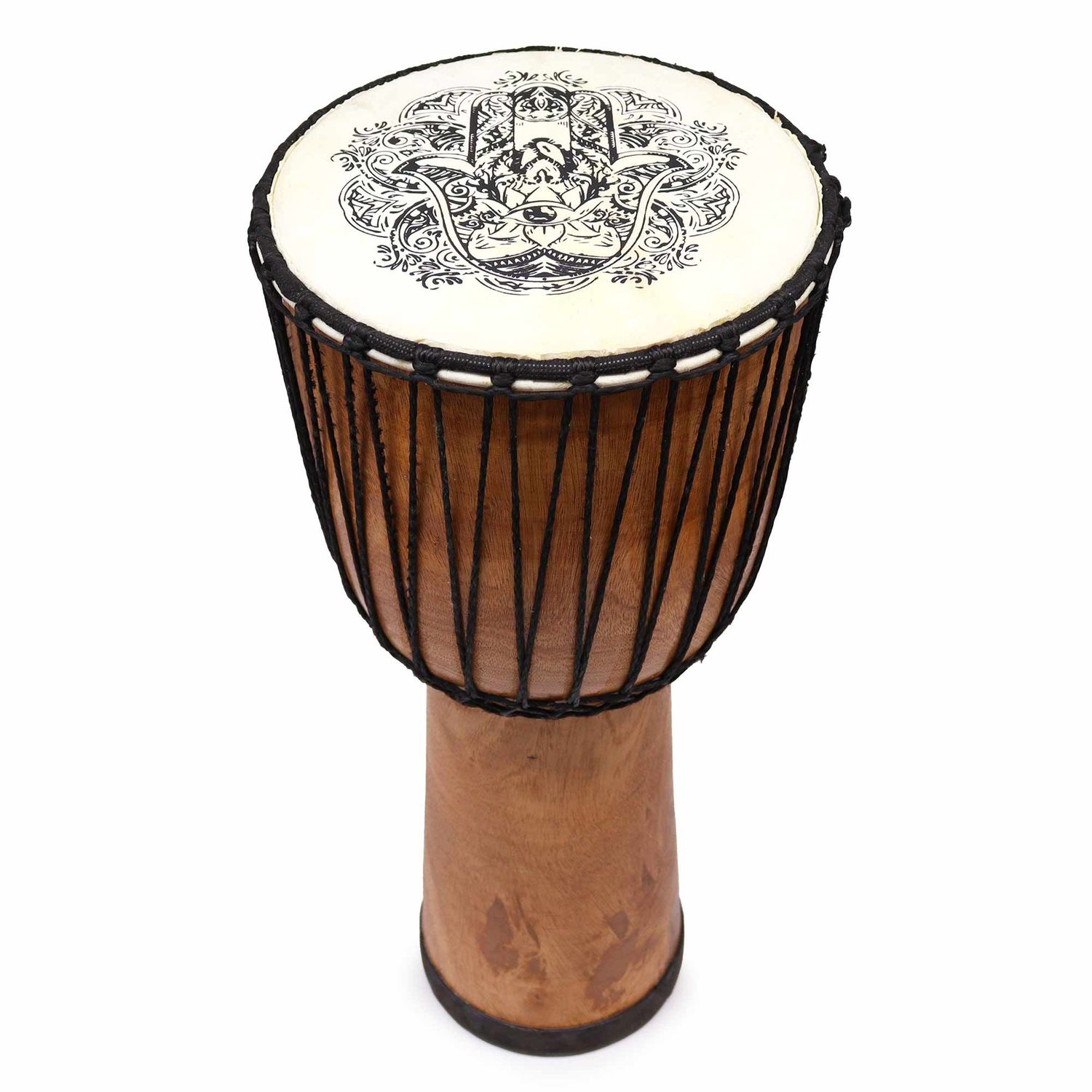 Hamsa Wide Top Djembe Drum - 22cm (DIA) H50cm Hamsa Wide Top Djembe Drum - 22cm (DIA) H50cm
