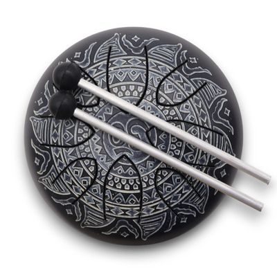 Hapi Drum Om Mandala Engraved - 16cm Hapi Drum Om Mandala Engraved - 16cm