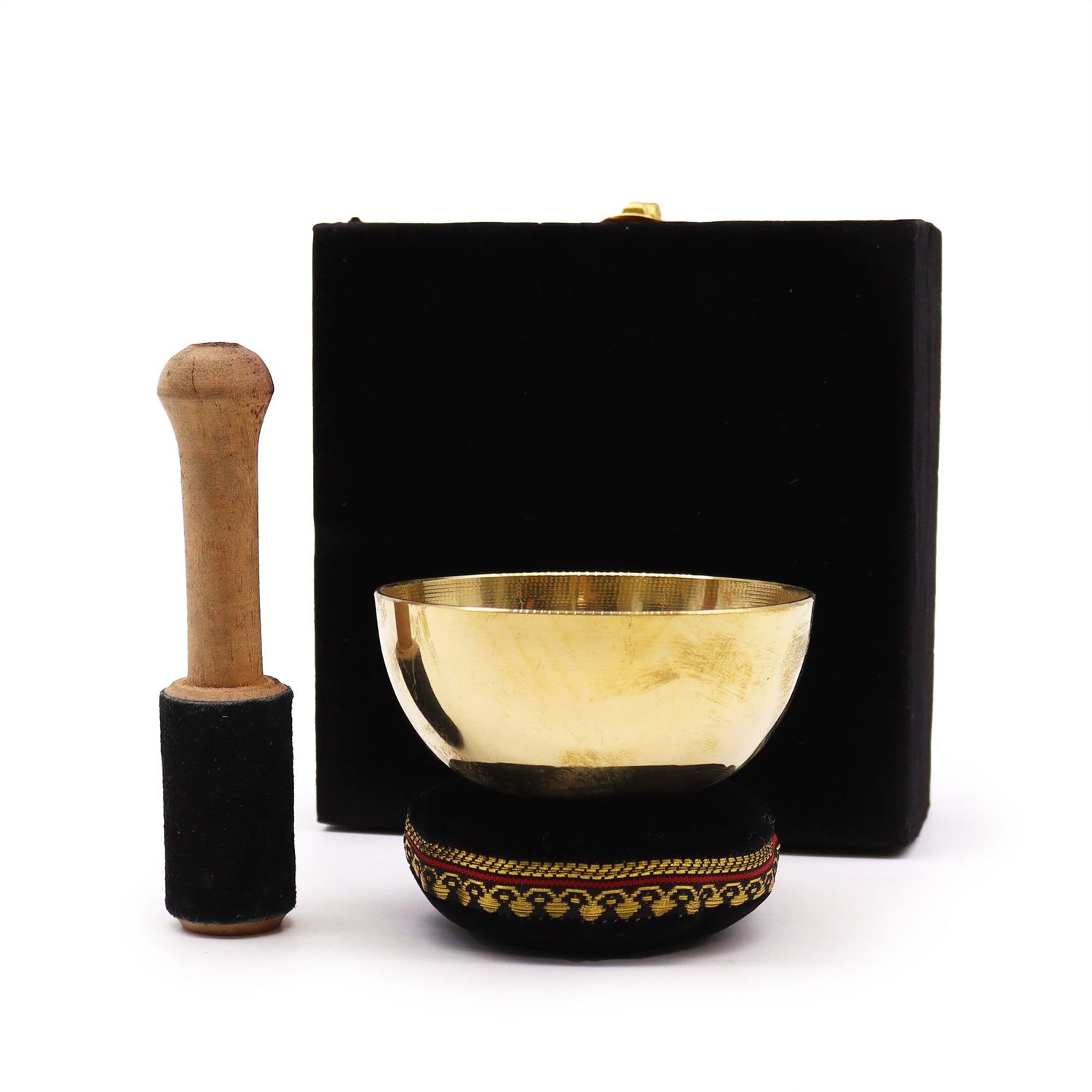 Brass Singing Bowl Gift Set - 9cm Brass Singing Bowl Gift Set - 9cm