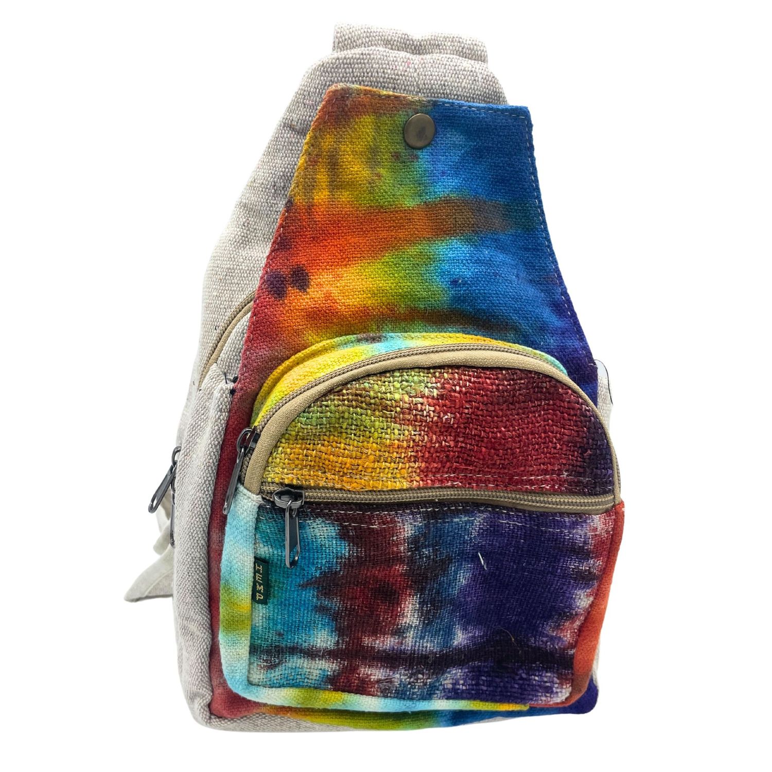 Tiedye Hemp Sling Shoulder Bag Tiedye Hemp Sling Shoulder Bag
