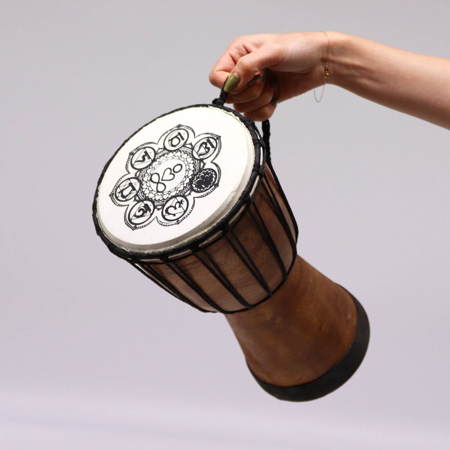 Chakra Wide Top Djembe Drum - 17cm (H30cm) Chakra Wide Top Djembe Drum - 17cm (H30cm)