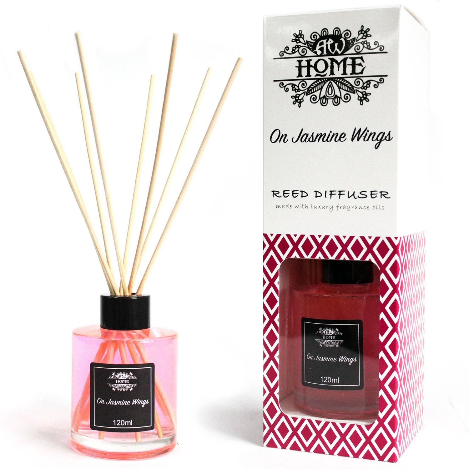 120ml Reed Diffuser - On Jasmine Wings 120ml Reed Diffuser - On Jasmine Wings