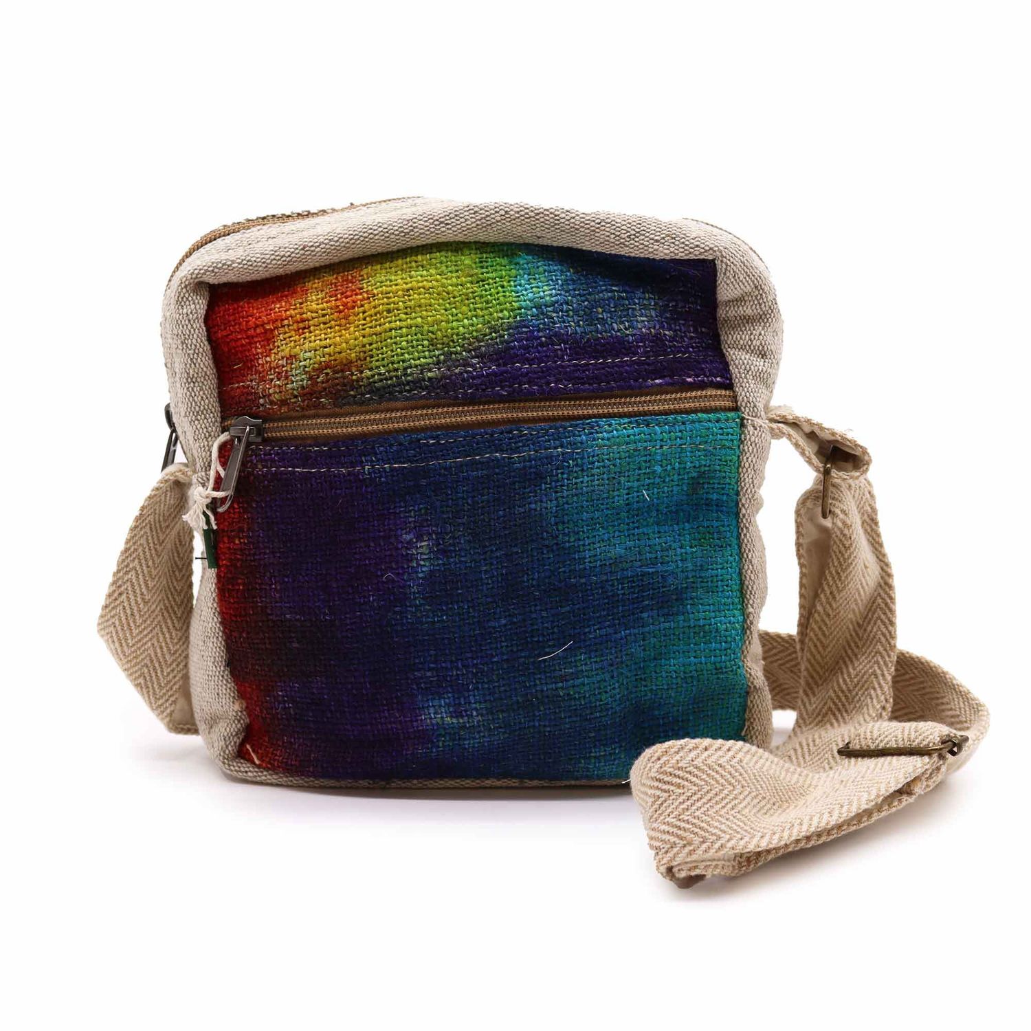 Tiedye Hemp Messegner Bag 1 Zip Tiedye Hemp Messegner Bag 1 Zip