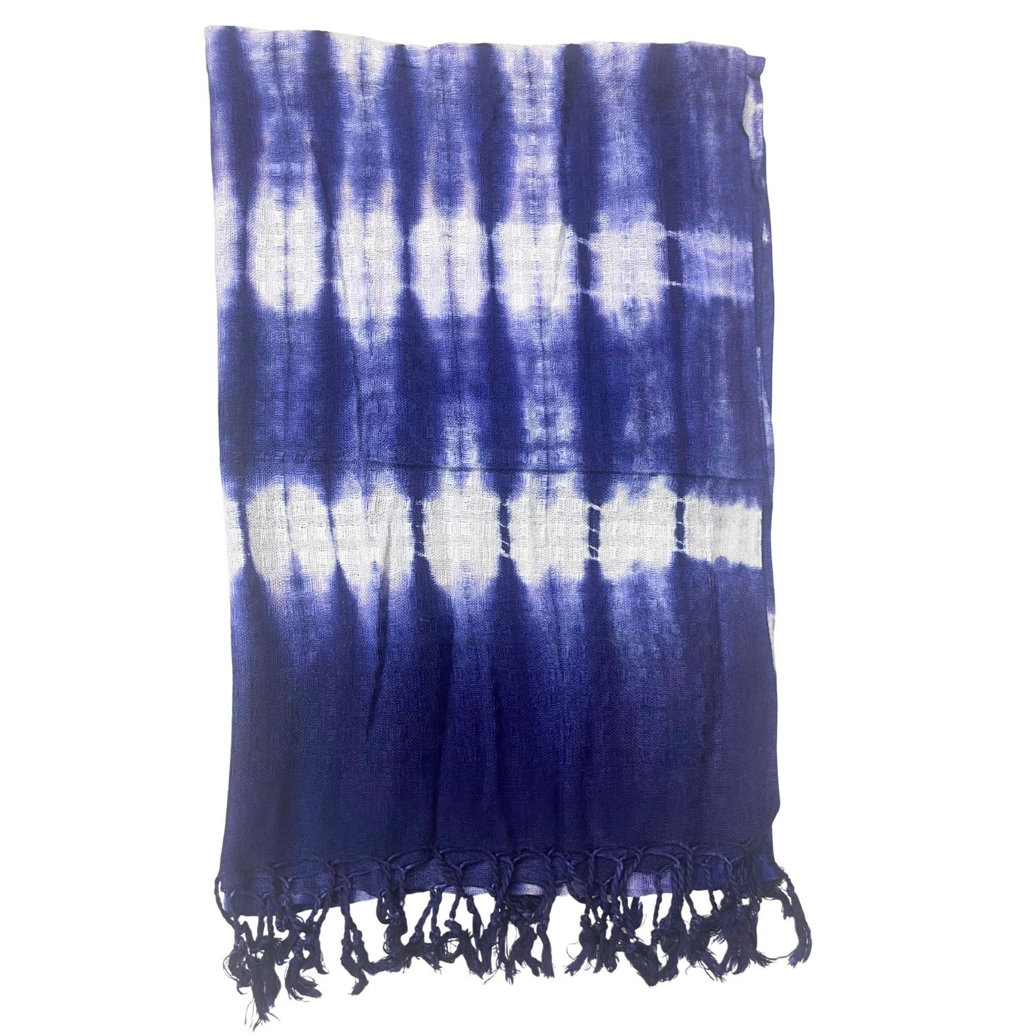 Boho Java Art Stole/Scarf - Indigo Stripes - 62x200cm Boho Java Art Stole/Scarf - Indigo Stripes - 62x200cm