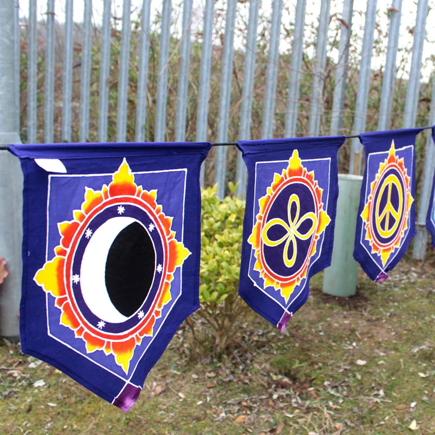 7 Flags Banner - Love in the Center 7 Flags Banner - Love in the Center