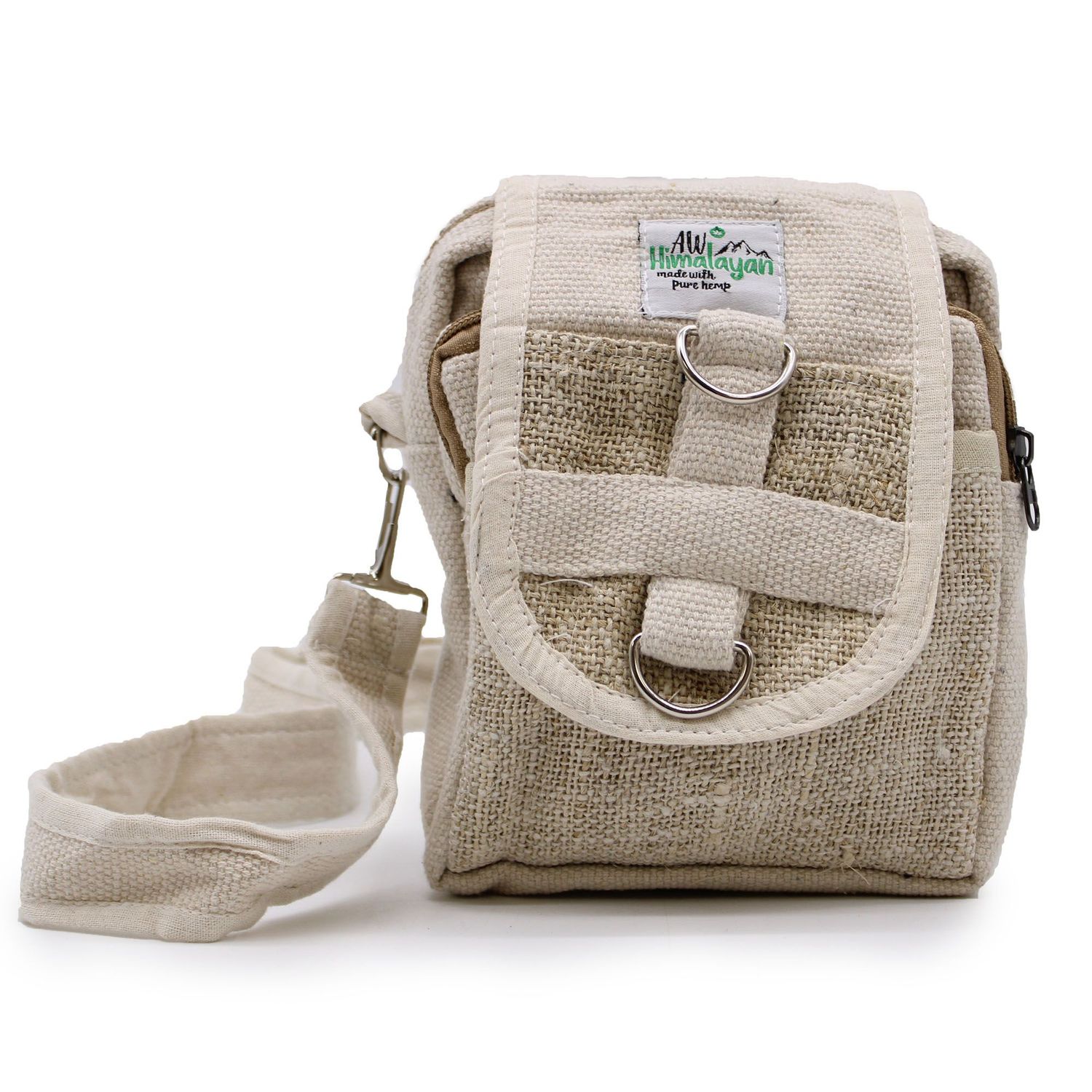 Body-Cross Natural Hemp & Cotton Travel Bag Body-Cross Natural Hemp & Cotton Travel Bag
