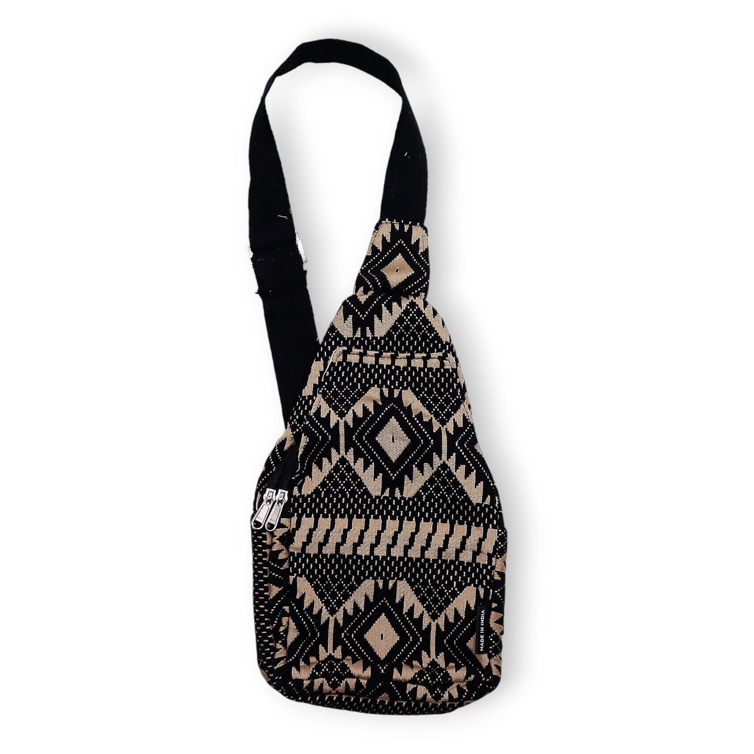 Jacquard Natural Bags - Desert Loom - Cross Bag Jacquard Natural Bags - Desert Loom - Cross Bag