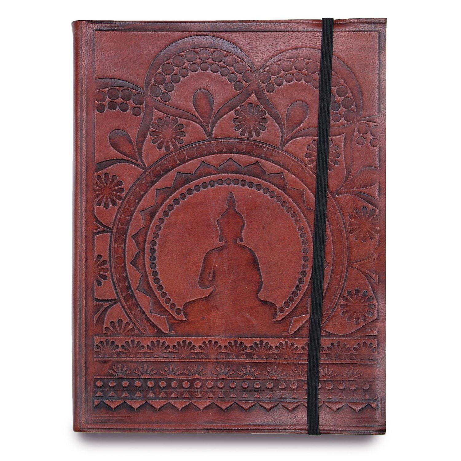 Medium Notebook with strap - Tibetan Mandala Medium Notebook with strap - Tibetan Mandala