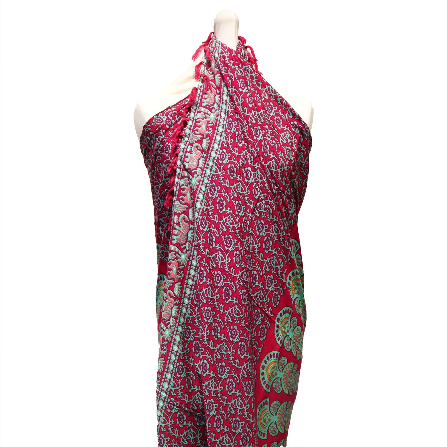 Teal Purple Mandala Sarongs Teal Purple Mandala Sarongs
