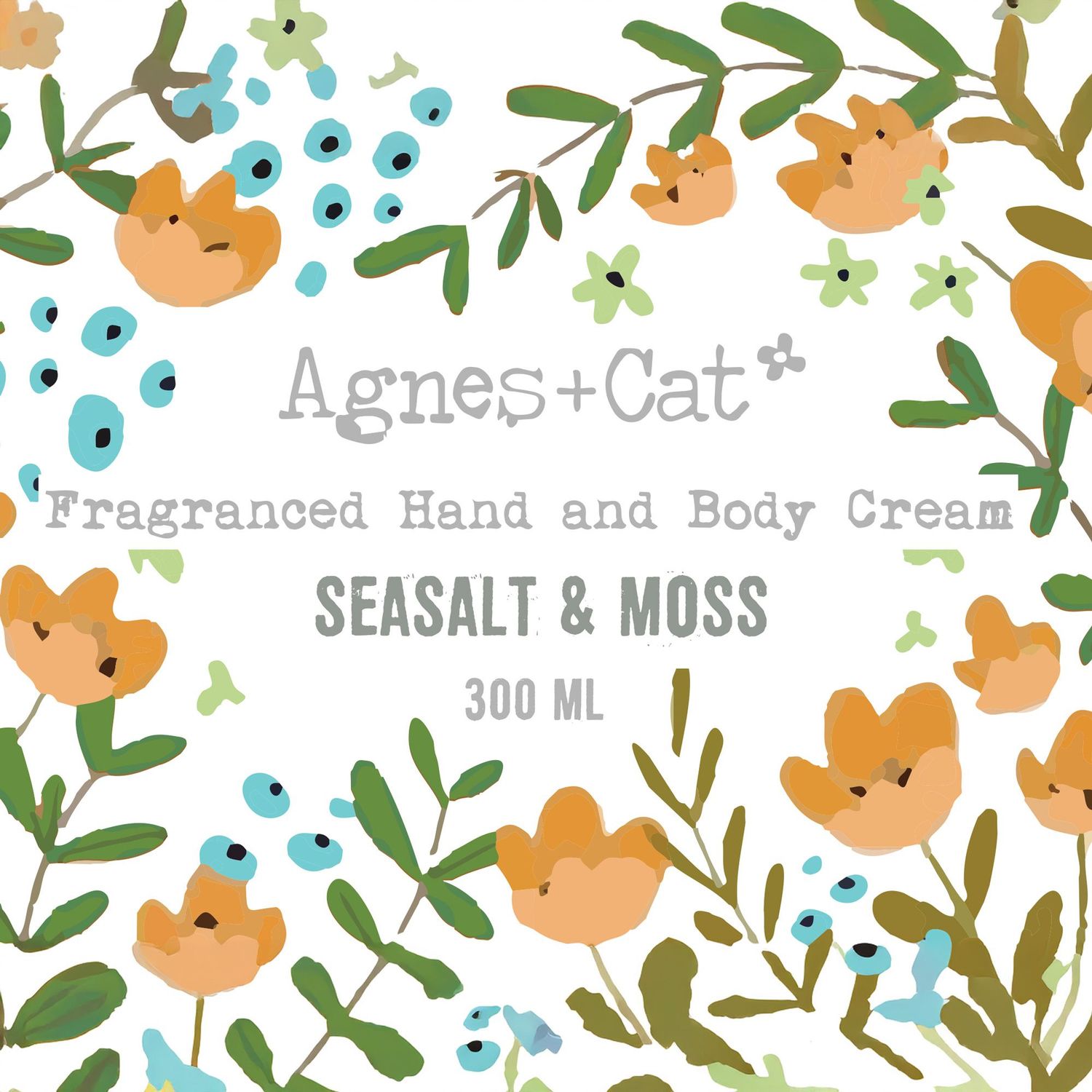 Agnes + Cat Hand & Body Cream - Sea Salt & Moss Agnes + Cat Hand & Body Cream - Sea Salt & Moss
