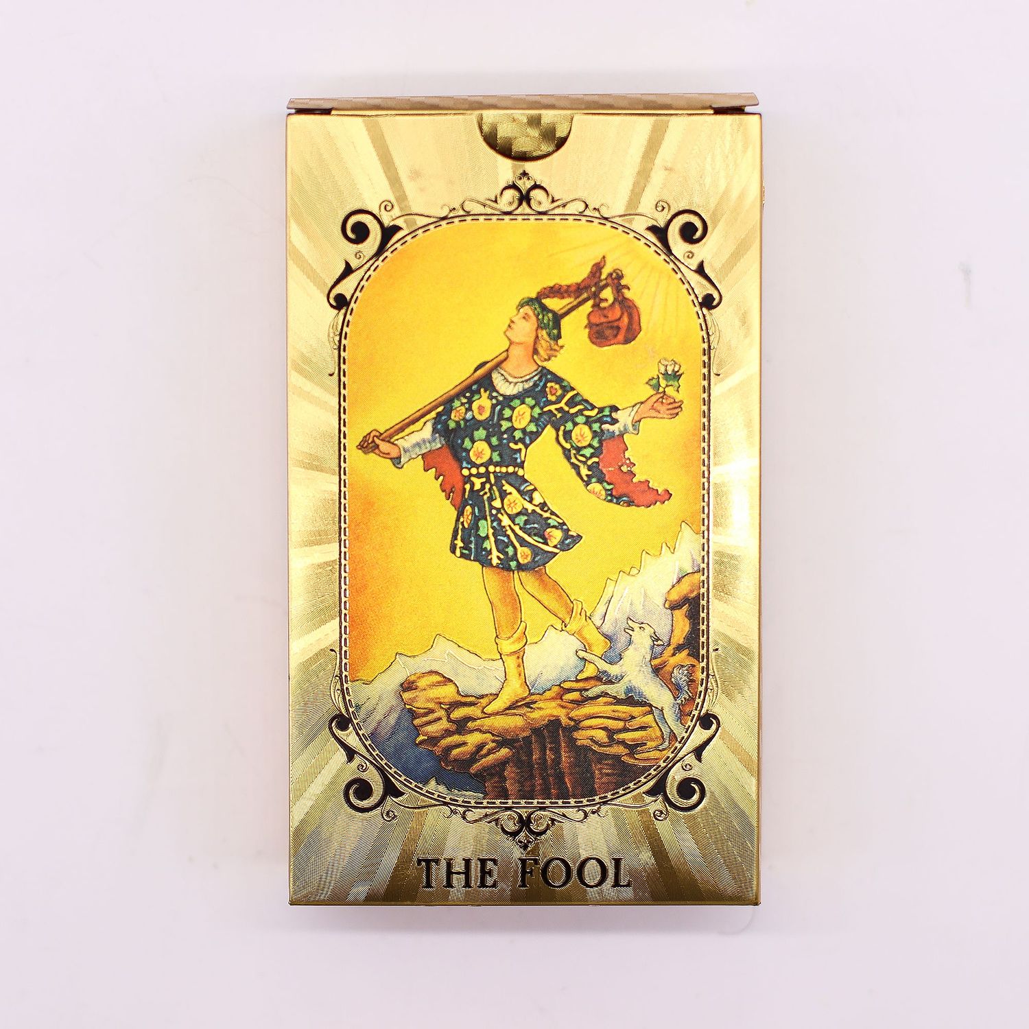 Blue & Gold Foil Tarot Card Set - All Seeing Eye - with booklet Blue & Gold Foil Tarot Card Set - All Seeing Eye - with booklet