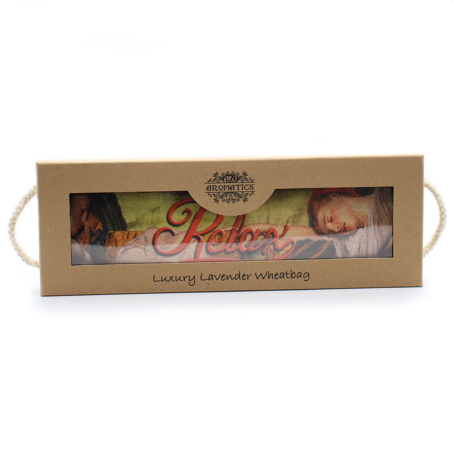 Luxury Lavender Wheat Bag in Gift Box - Sleeping RELAX Luxury Lavender Wheat Bag in Gift Box - Sleeping RELAX