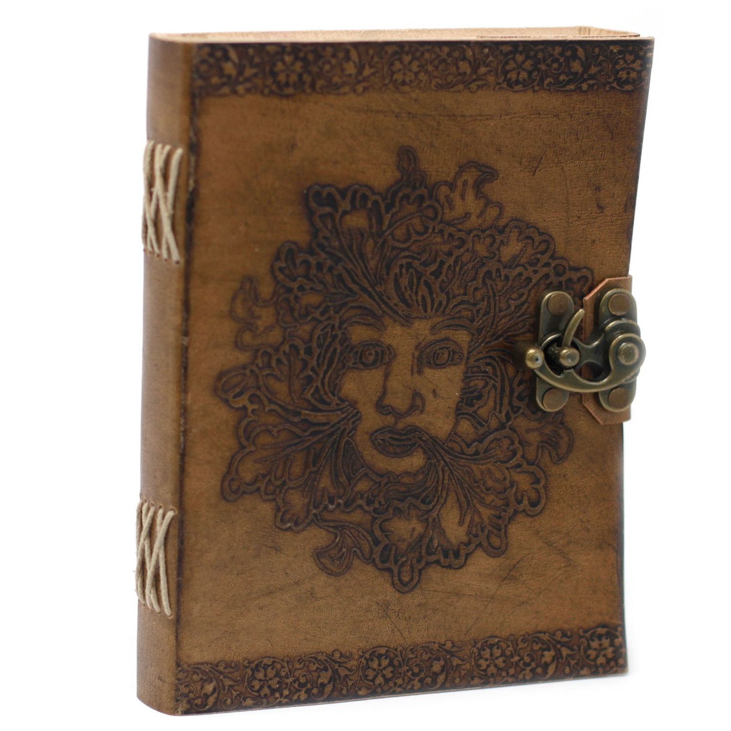 Leather Greenman Notebook (6x8 Leather Greenman Notebook (6x8")