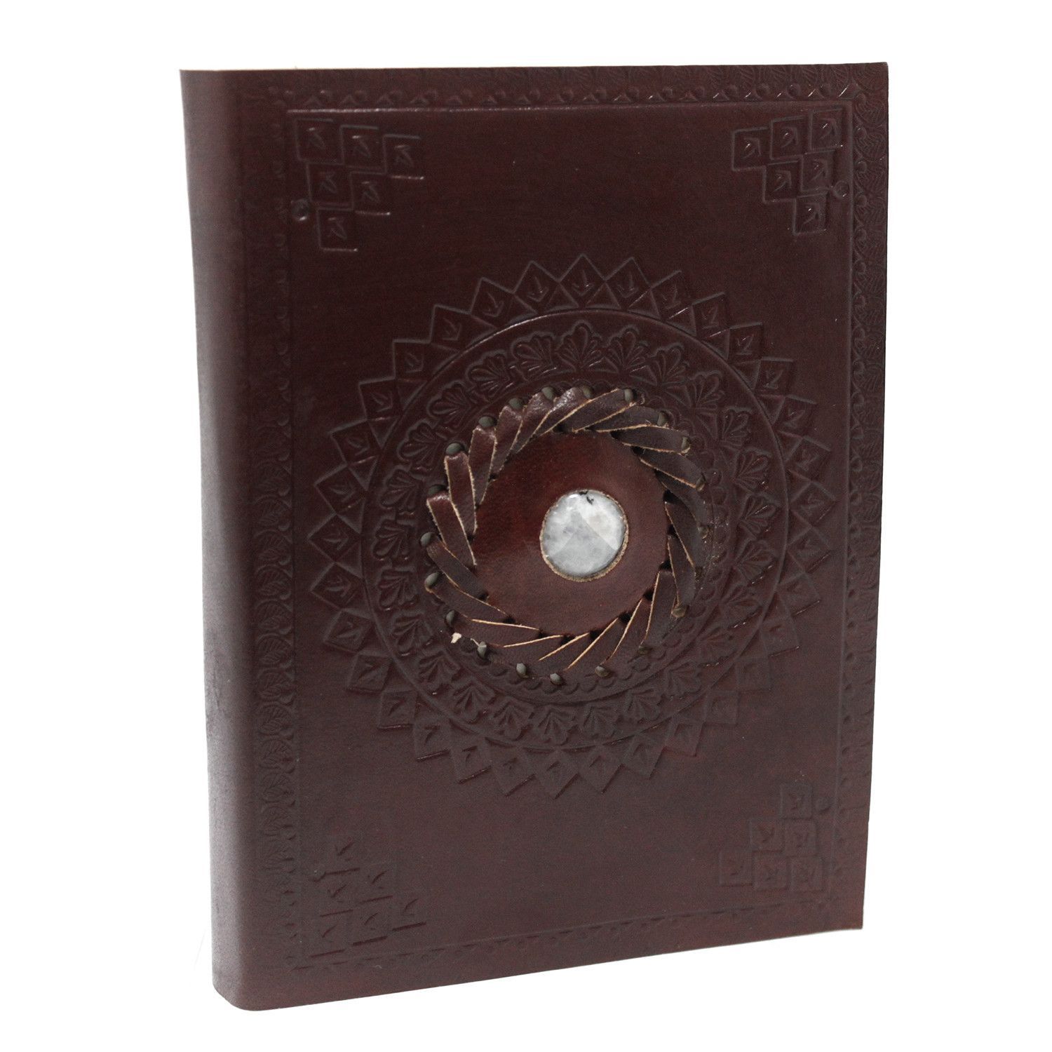 Leather Moonstone Notebook (7x5 Leather Moonstone Notebook (7x5")