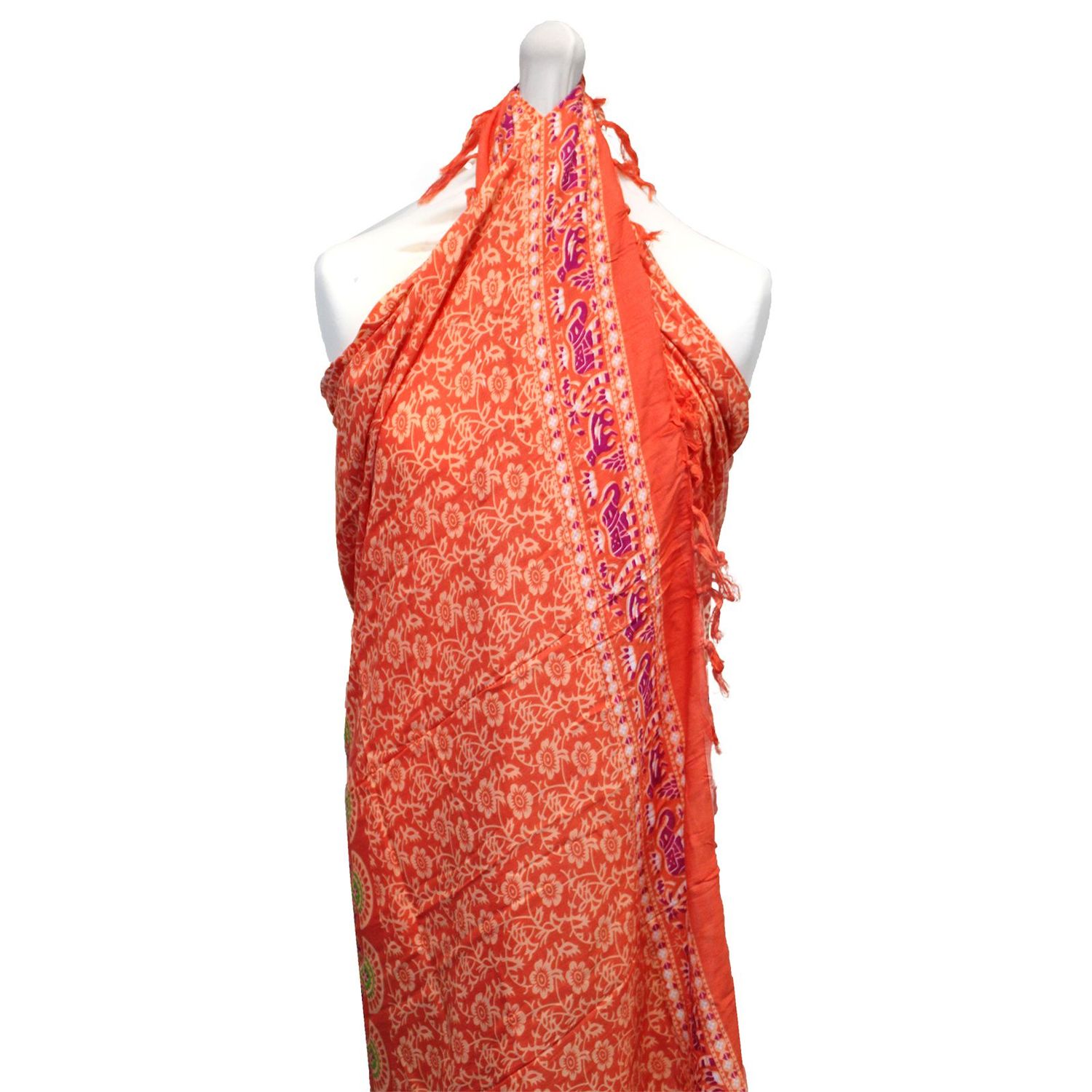 Pink Rose Mandala Sarongs Pink Rose Mandala Sarongs