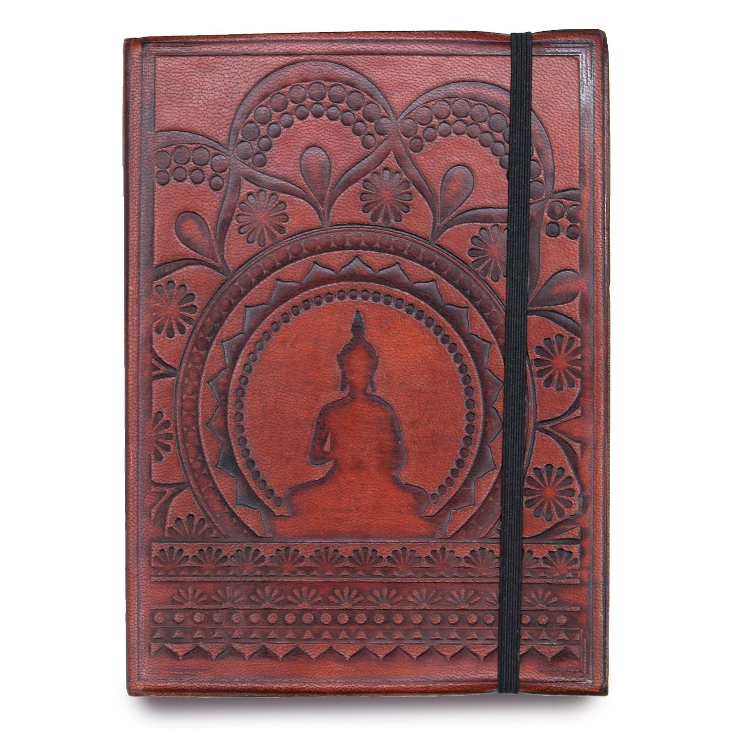 Small Notebook with strap - Tibetan Mandala Small Notebook with strap - Tibetan Mandala